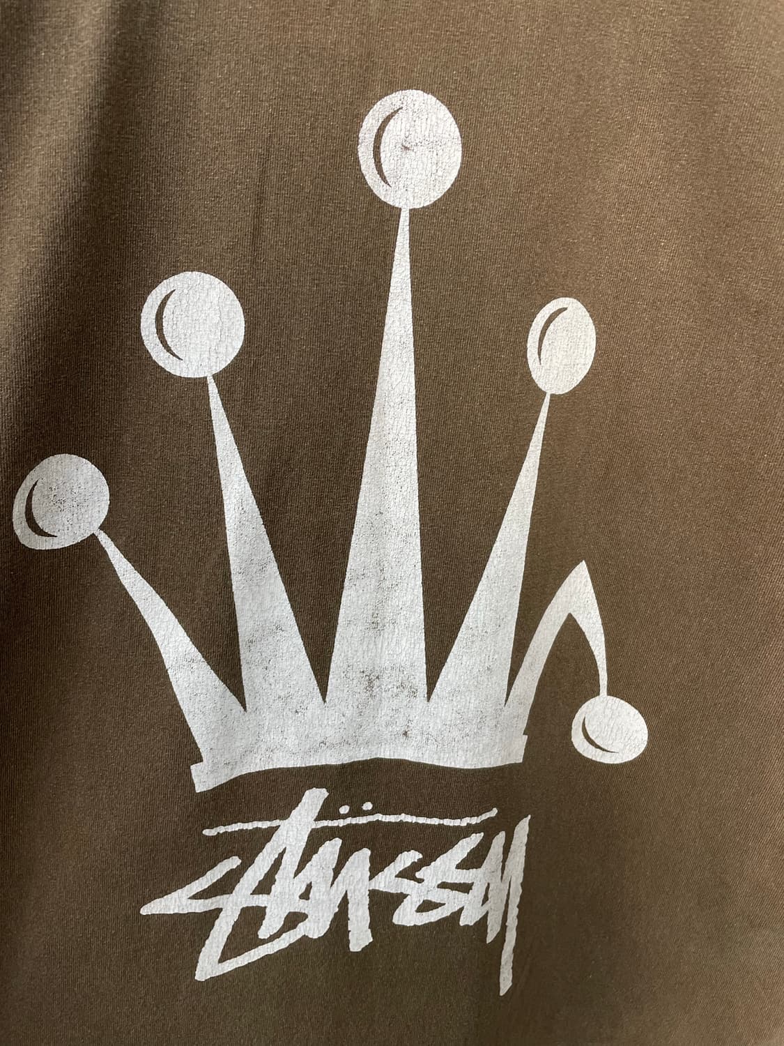 스투시 빈티지 워싱 크라운 피그먼트 반팔 H1440 상품이미지7