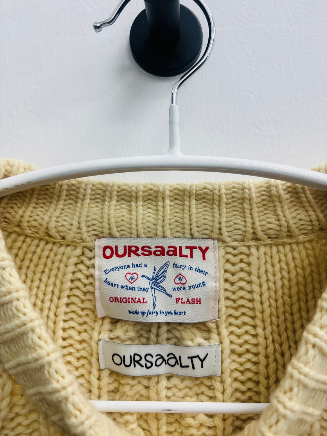 OURSAALTY 아우어솔티 빈티지 케이블 가디건 상품이미지3