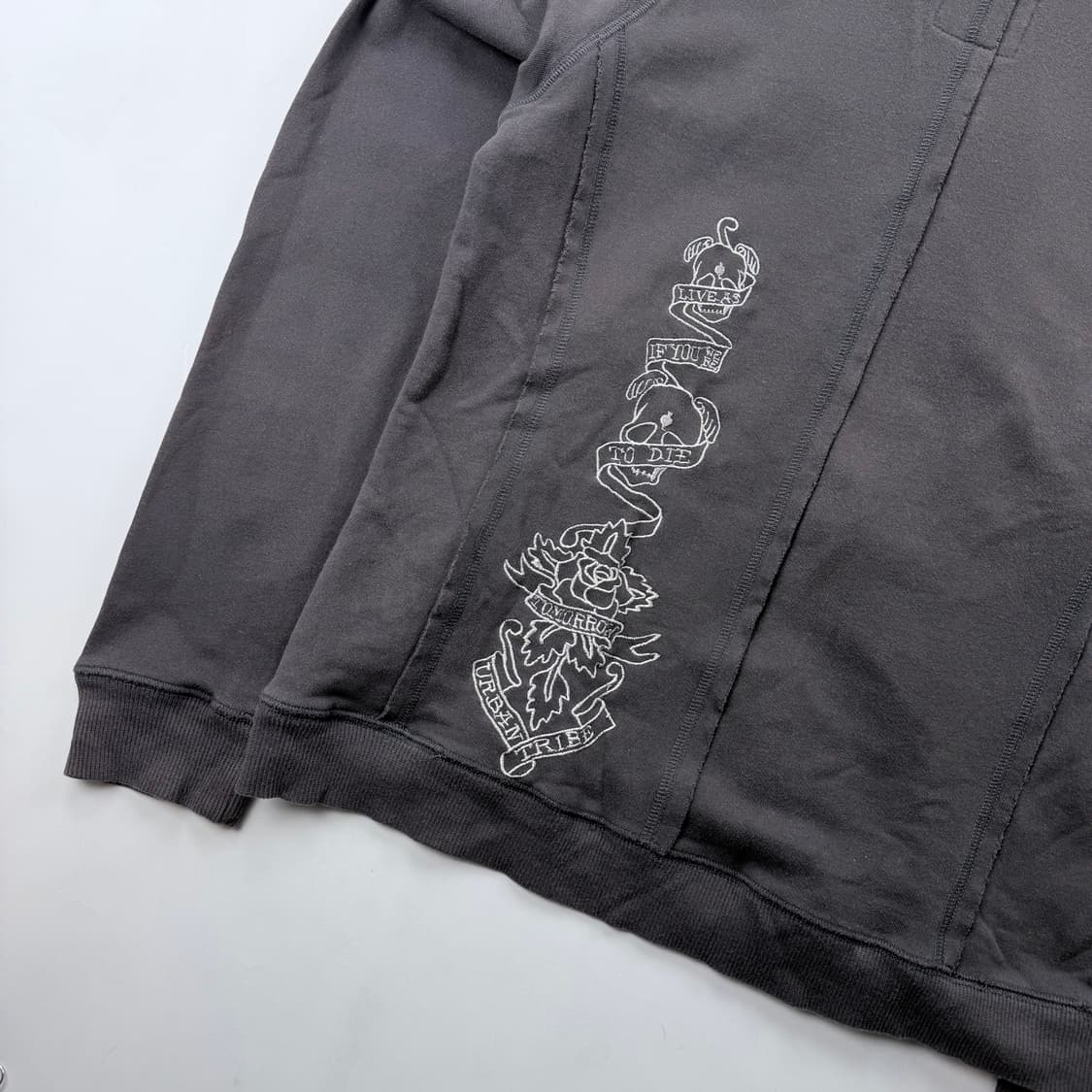 291295=homme 스컬 자수 후드집업 상품이미지9