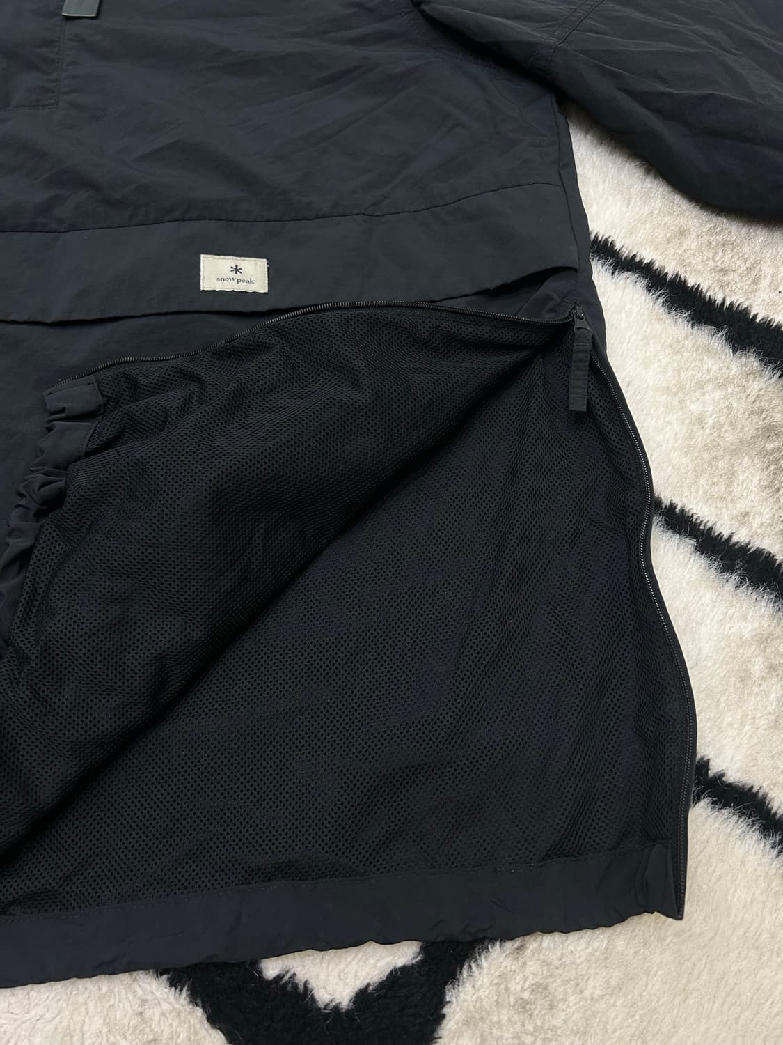 [XL]스노우피크 나일론 후드 아노락/블랙 상품이미지4