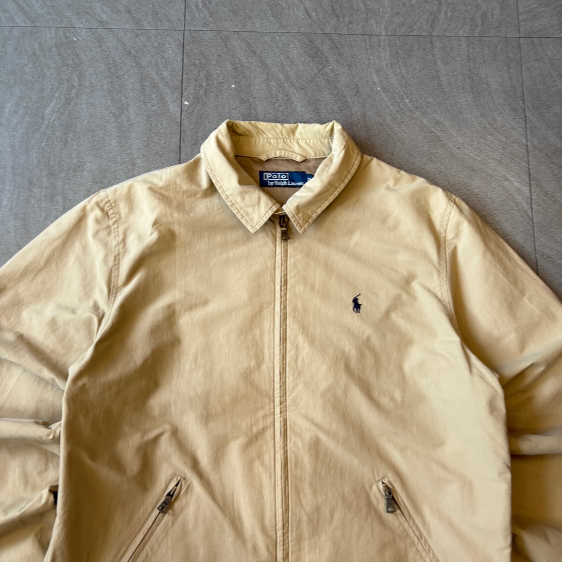 폴로 국내 두산 정품 베이지 베이포트 자켓 상품이미지3