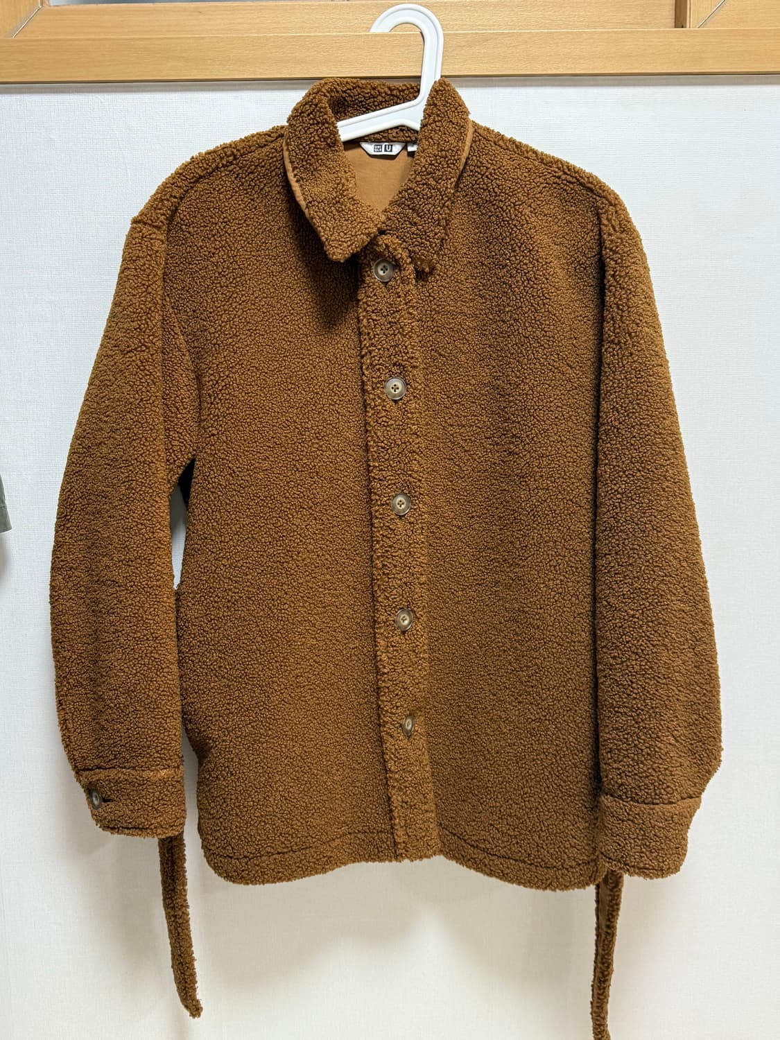 유니클로 U 뽀글이 자켓 브라운 M 상품이미지1