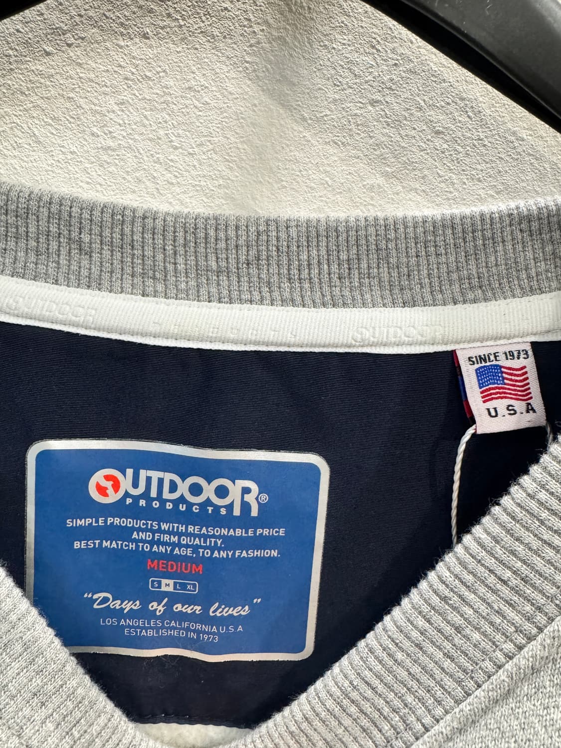 outdoor products 기모 맨투맨 상품이미지2