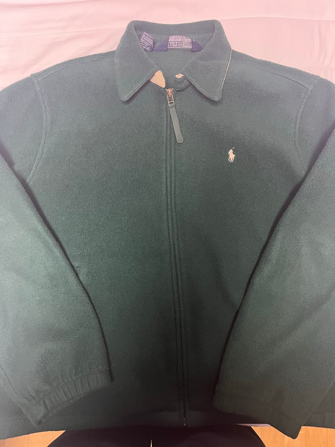 [M] 폴로 플리스 후리스 폴라텍 그린 자켓 팝니다. 상품이미지3