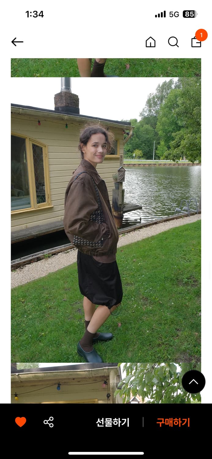 페스토 레더 자켓 다크 브라운 상품이미지4