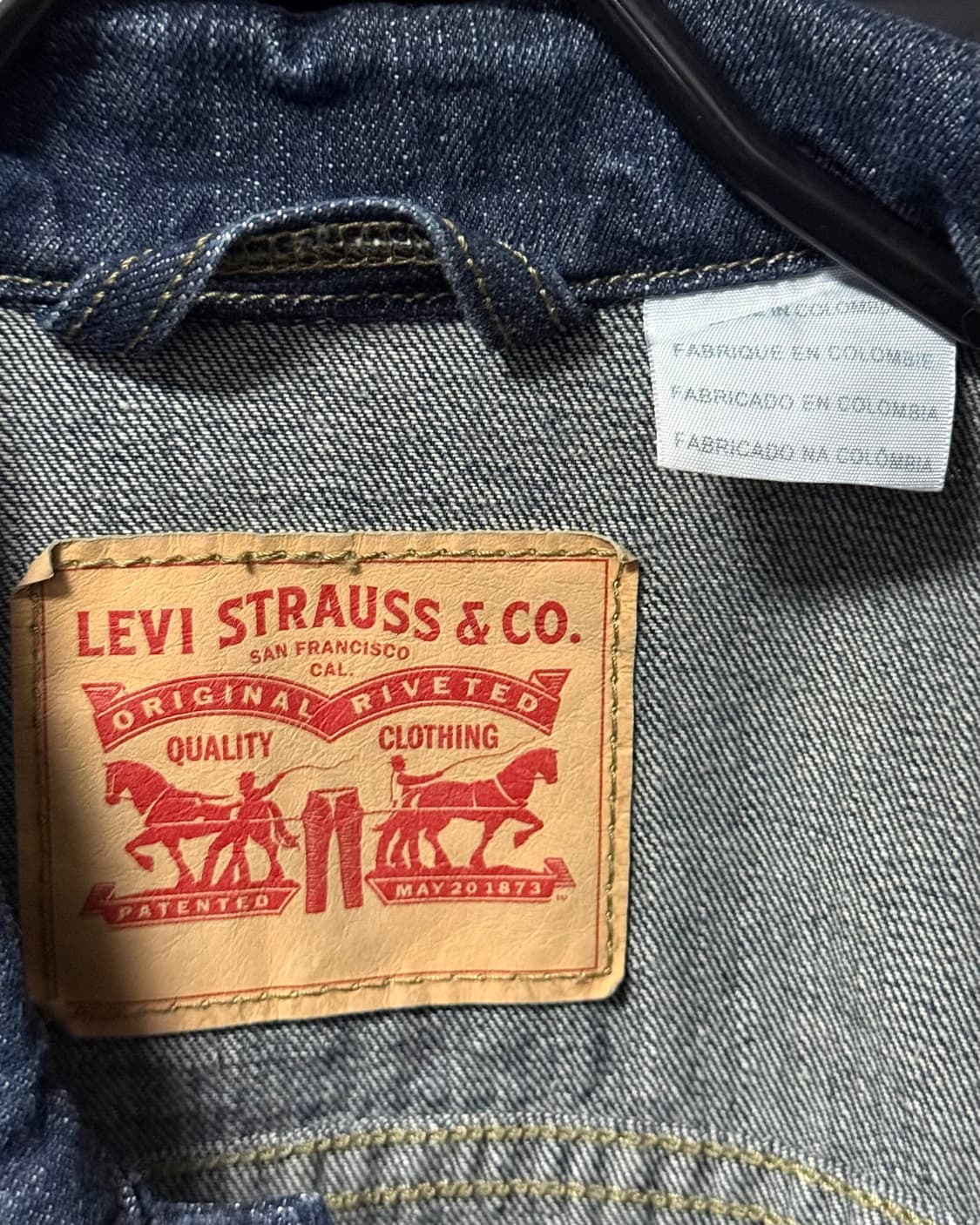 리바이스 중청 데님 워크 트러커 청 자켓 워싱 워시드 M 95 아메카지 상품이미지8