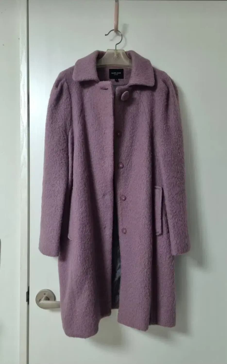 라벤더 울 알파카 코트 (세탁 완료) 상품이미지2