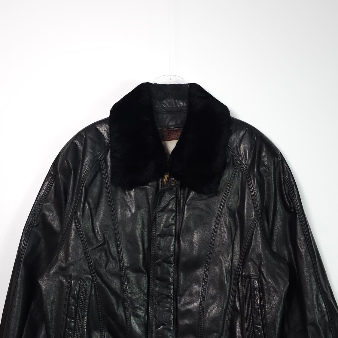 런던포그 소가죽 봄버 자켓 M 상품이미지2