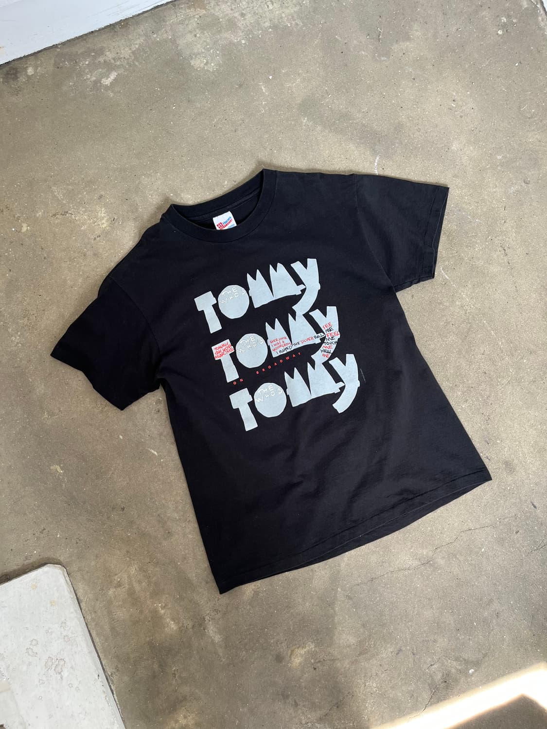 1993 The Who Tour Tommy 티셔츠 상품이미지1