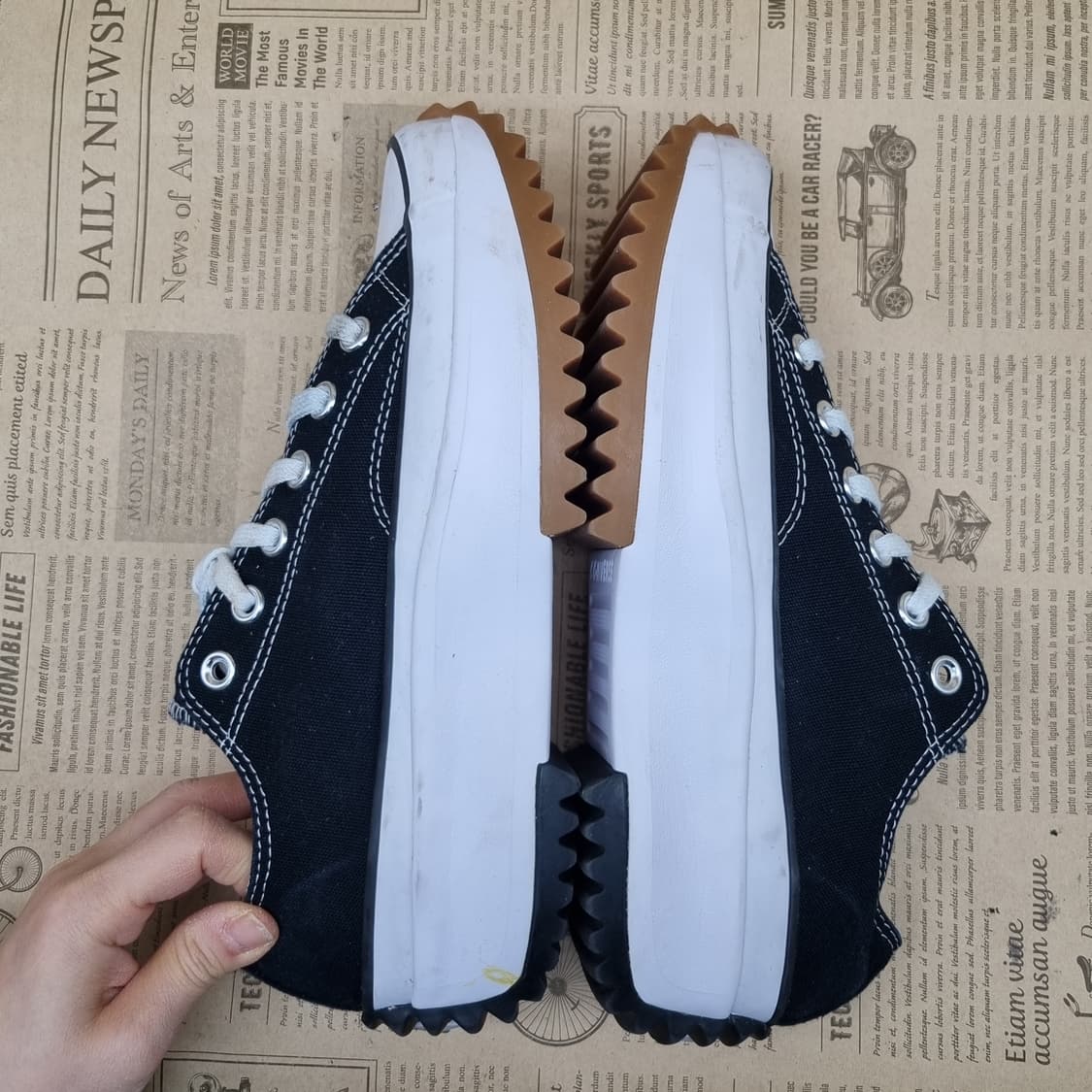 컨버스 런스타 하이크 로우 스니커즈245 상품이미지5