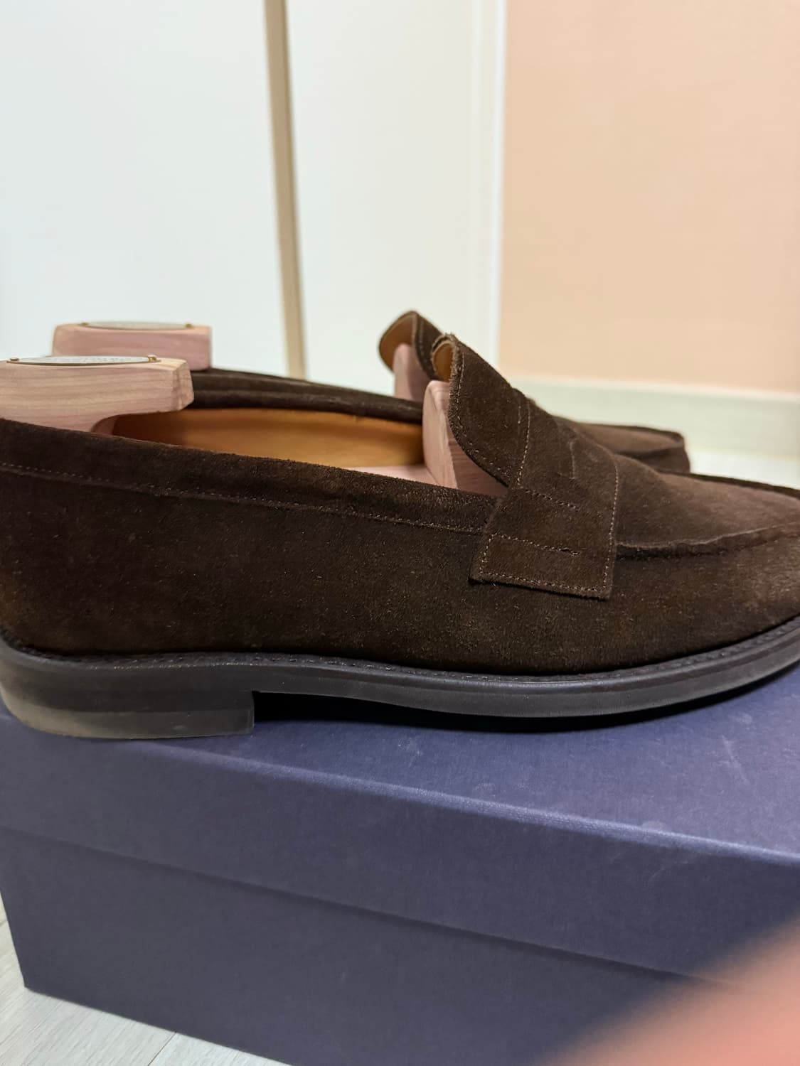 버윅 4456 다크브라운 스웨이드 UK 7 사이즈 + 슈트리 상품이미지4