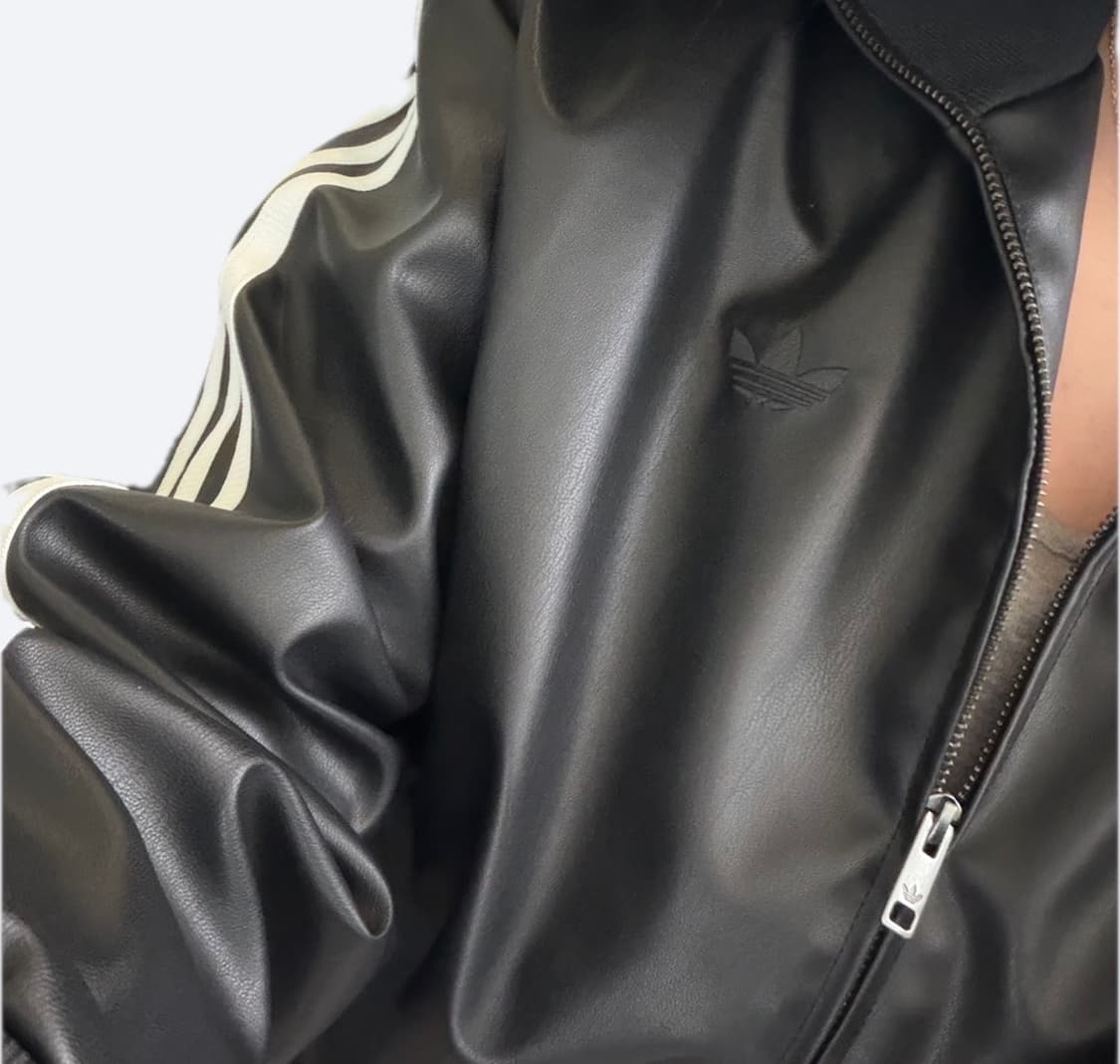 🖤아디다스 레더 블랙 트랙탑 져지 자켓🖤 상품이미지2