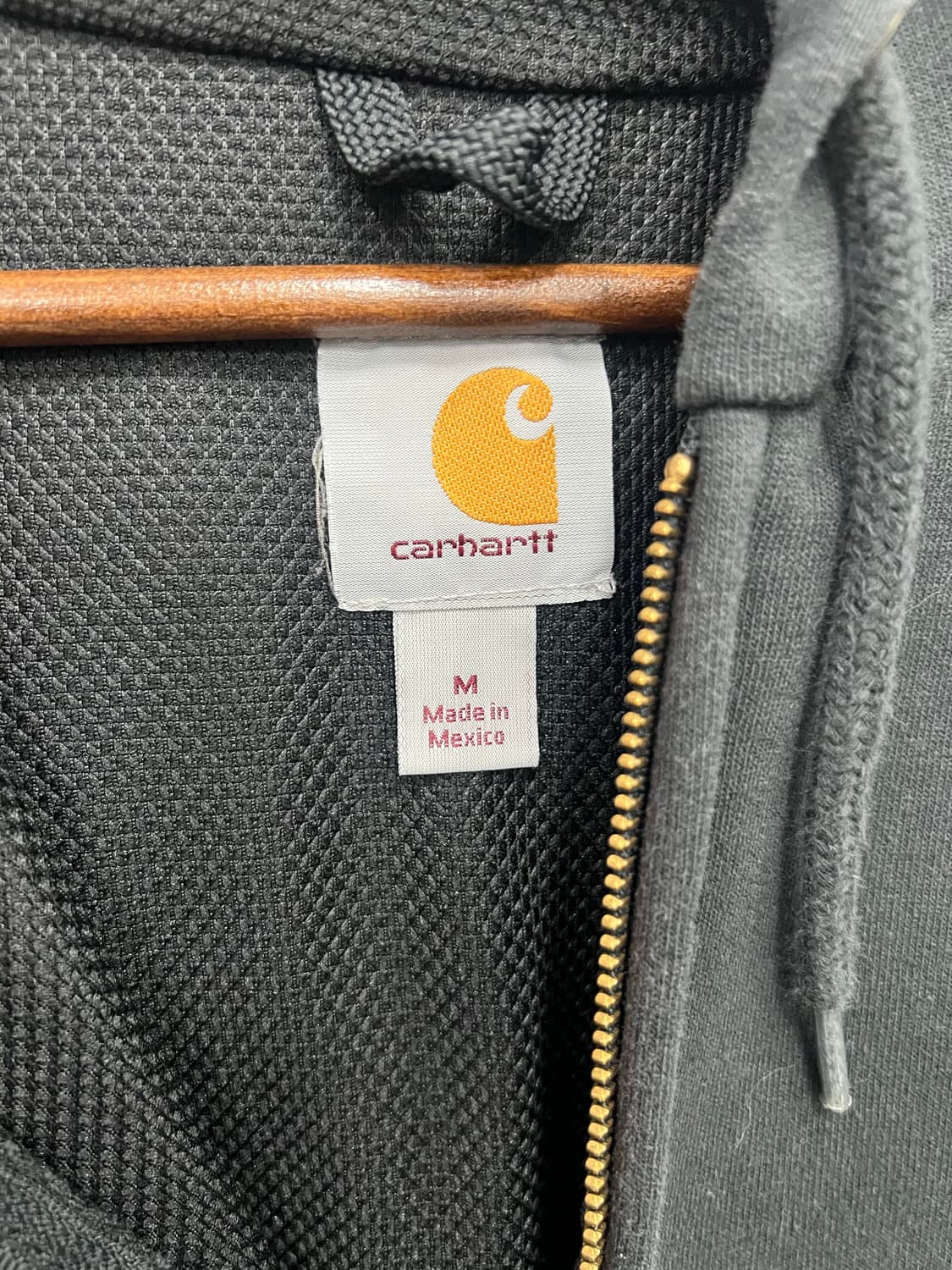 칼하트 블랙 후드집업  상품이미지2