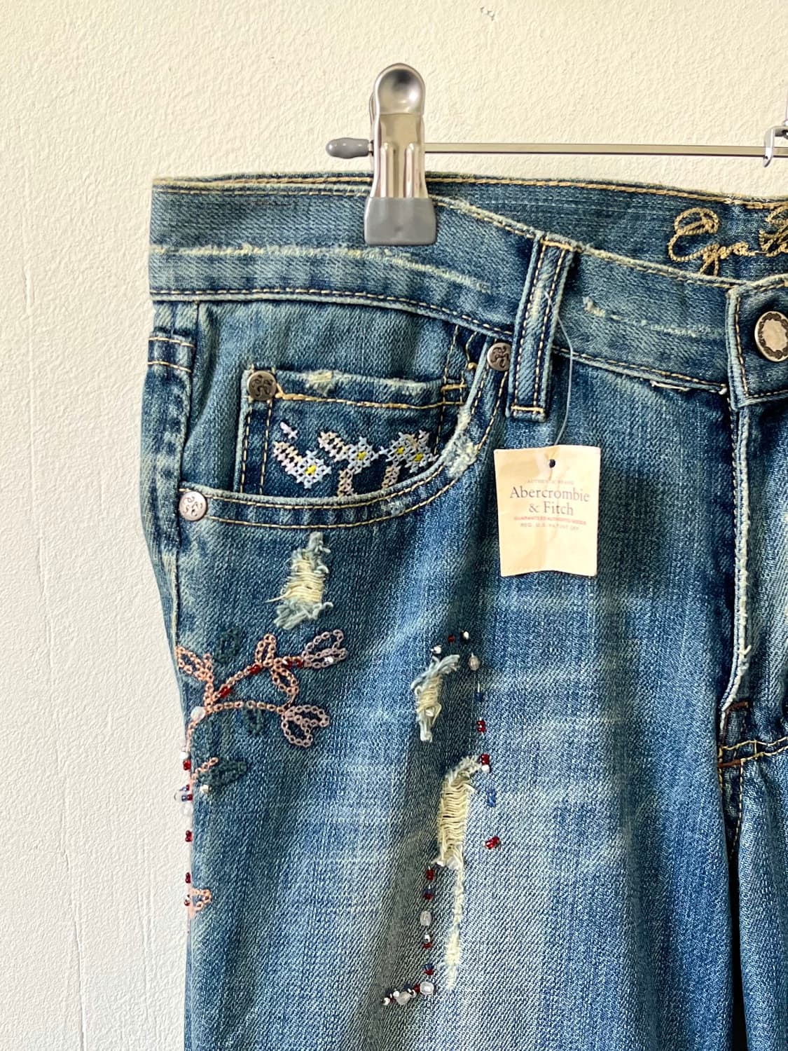 Abercrombie&Fitch 큐빅 데님팬츠 상품이미지2