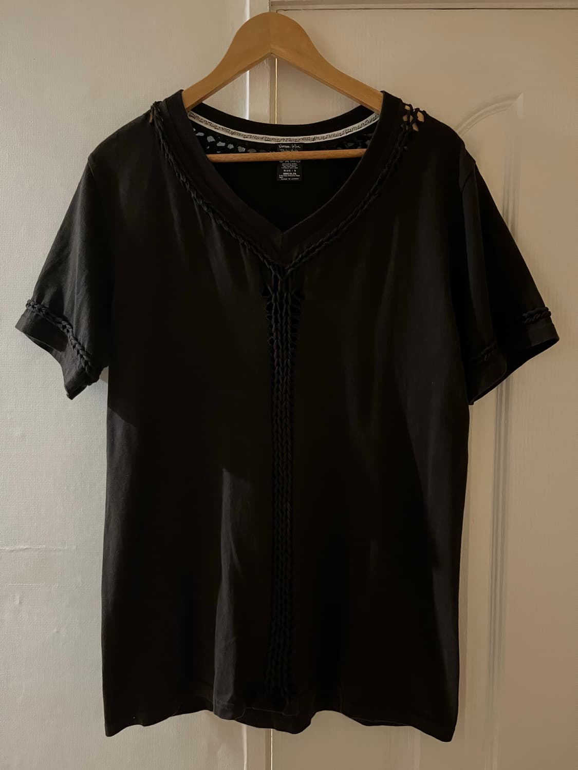 Numbernine 00s braided T-shirt 상품이미지3