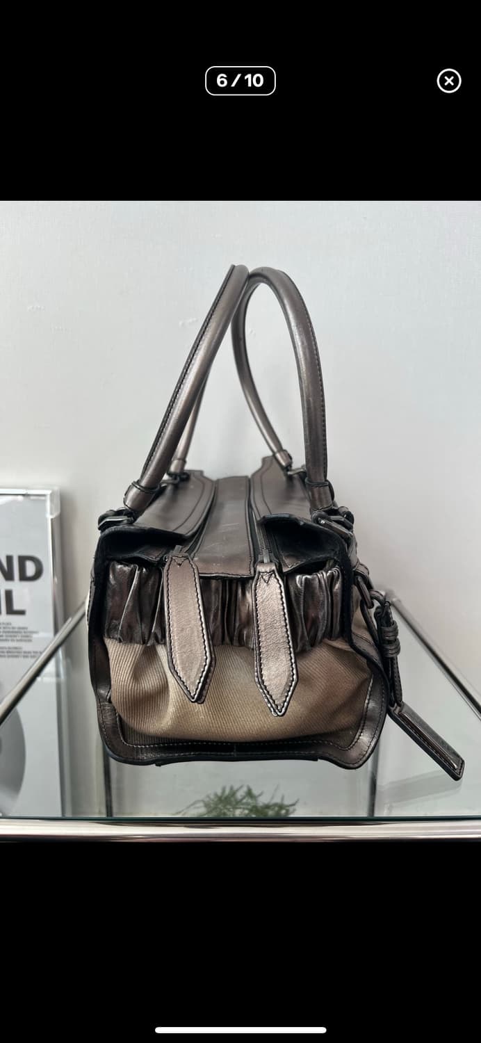 버버리 메탈릭 노바 체크 필그림 숄더백 상품이미지4