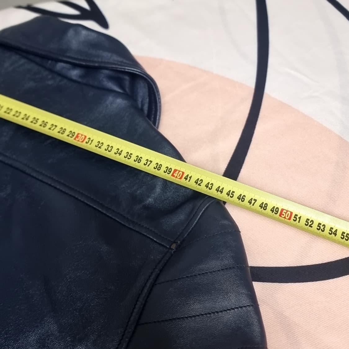 디아프바인 블루 소가죽 라이더 자켓(95) 상품이미지9