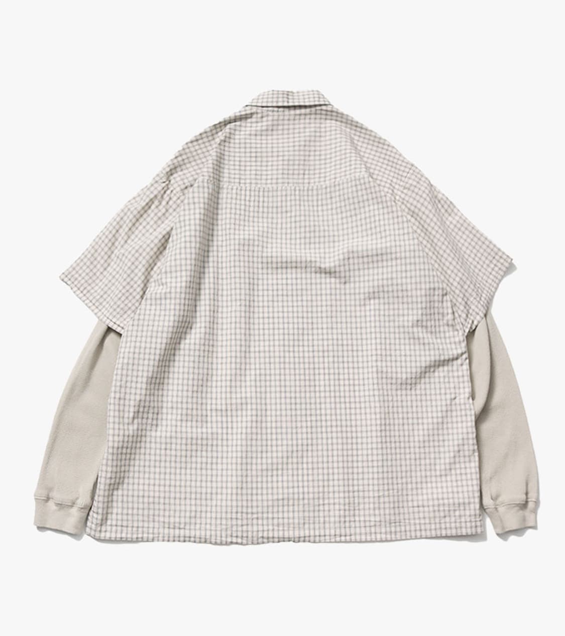 F-LAGSTUF-F - LAYERED CHECK SHIRT 상품이미지10