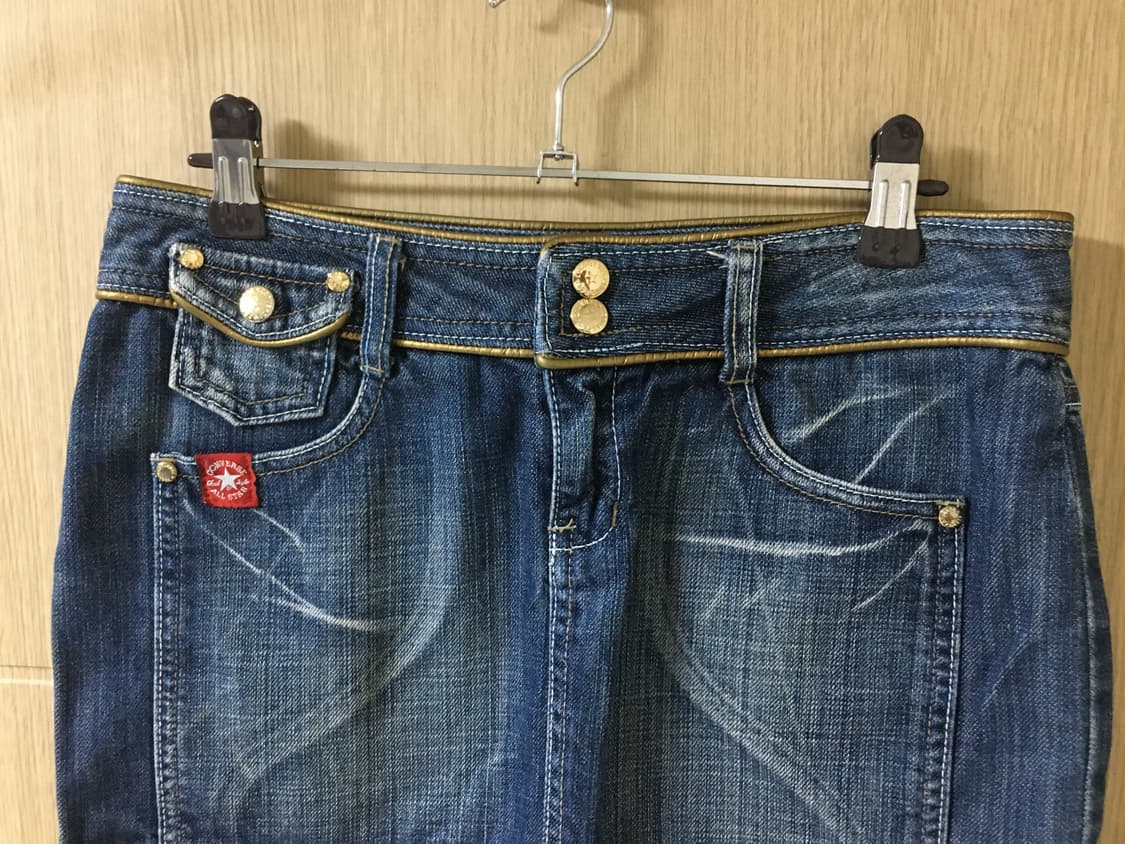 Convers vintage denim skirts 상품이미지4