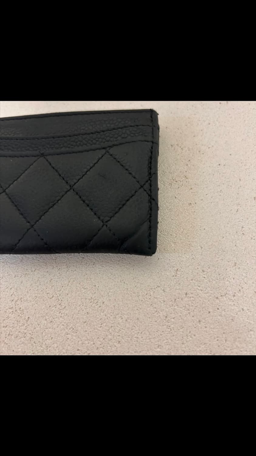 샤넬 카드지갑 블랙 금장 상품이미지7