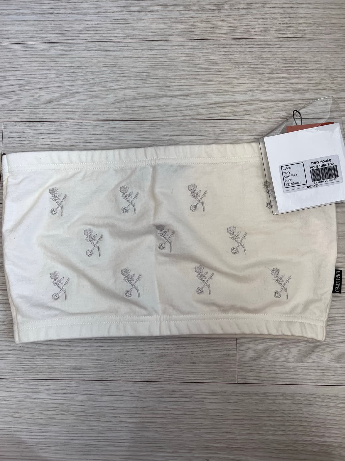 어널로이드 로즈 튜브탑 상품이미지2