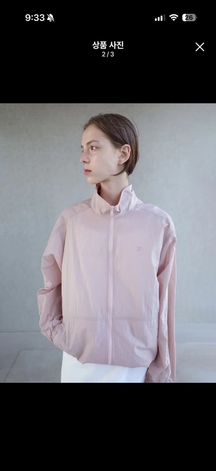 로우클래식 Lc nylon jacket 나일론 자켓 핑크 상품이미지2