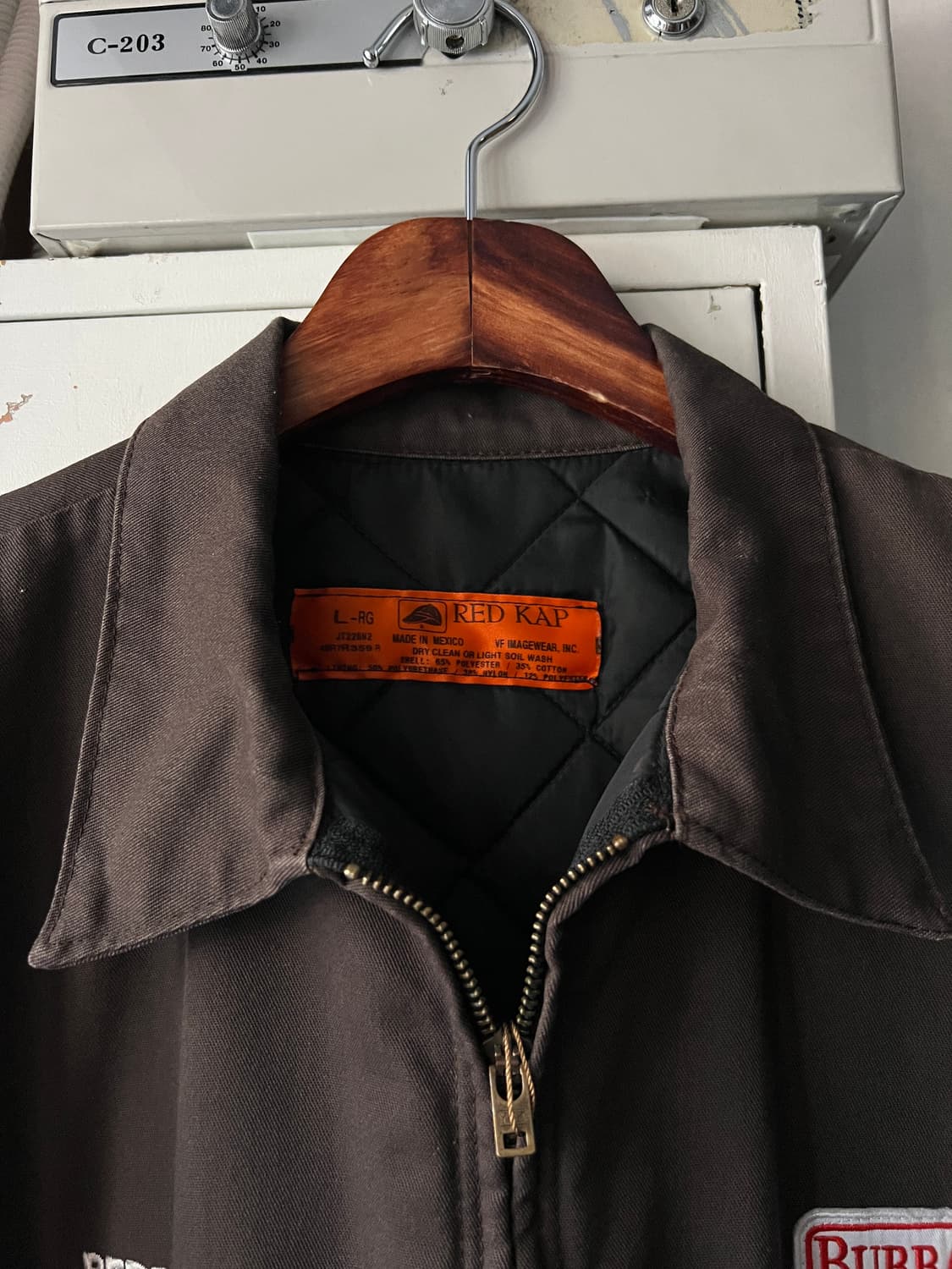 [L]90's RED KAP 버바 검프 쉬림프 패치 워크자켓 상품이미지2