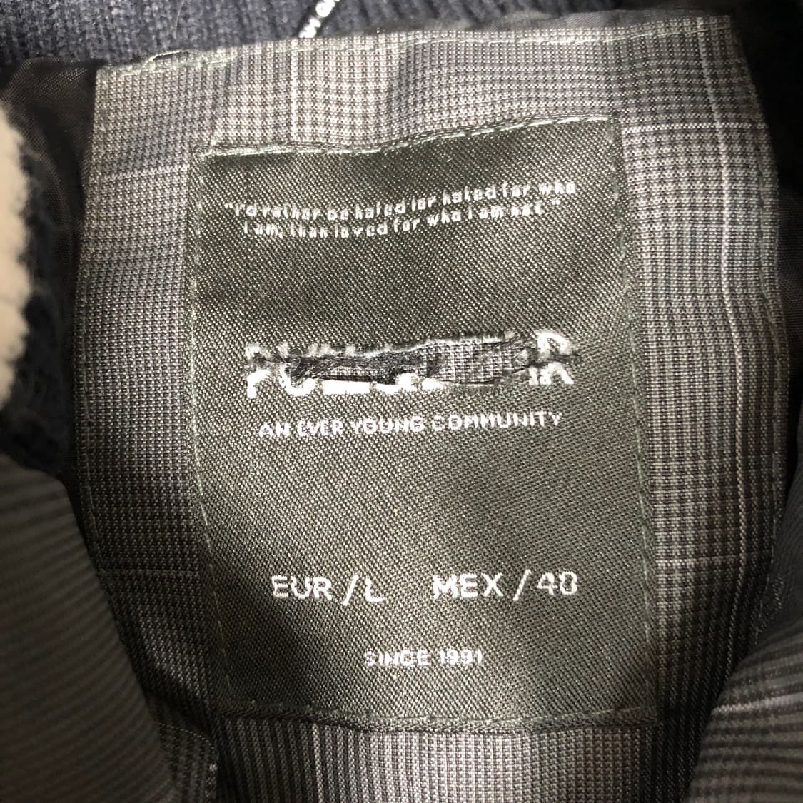 풀앤베어 체크 패딩 점퍼 L 상품이미지2