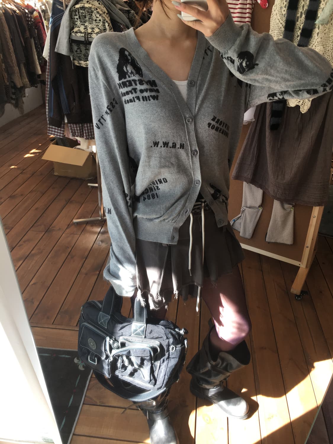 히스테릭글래머 패턴 가디건 상품이미지6