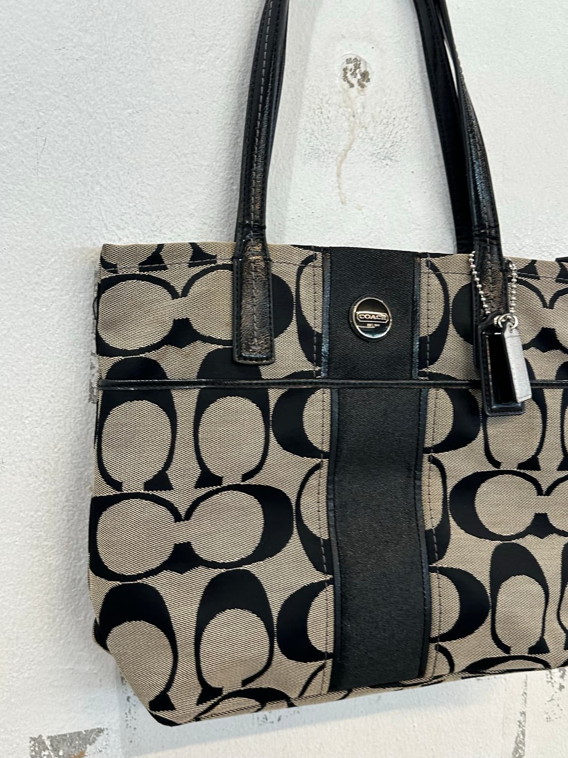 Coach pattern hand bag 상품이미지2