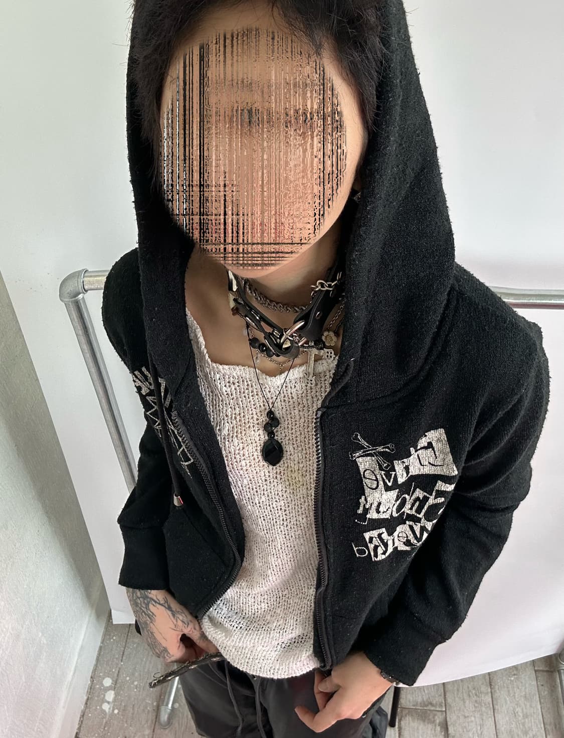 Ghost of harlem punk kint hooded 상품이미지1