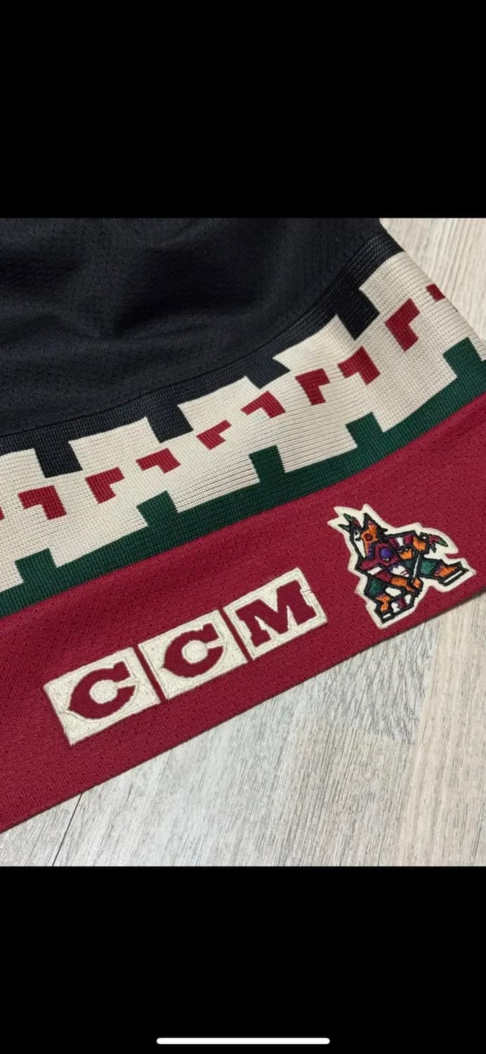CCM 90s NHL 피닉스 코요테 하키 져지 네고가능! 상품이미지7