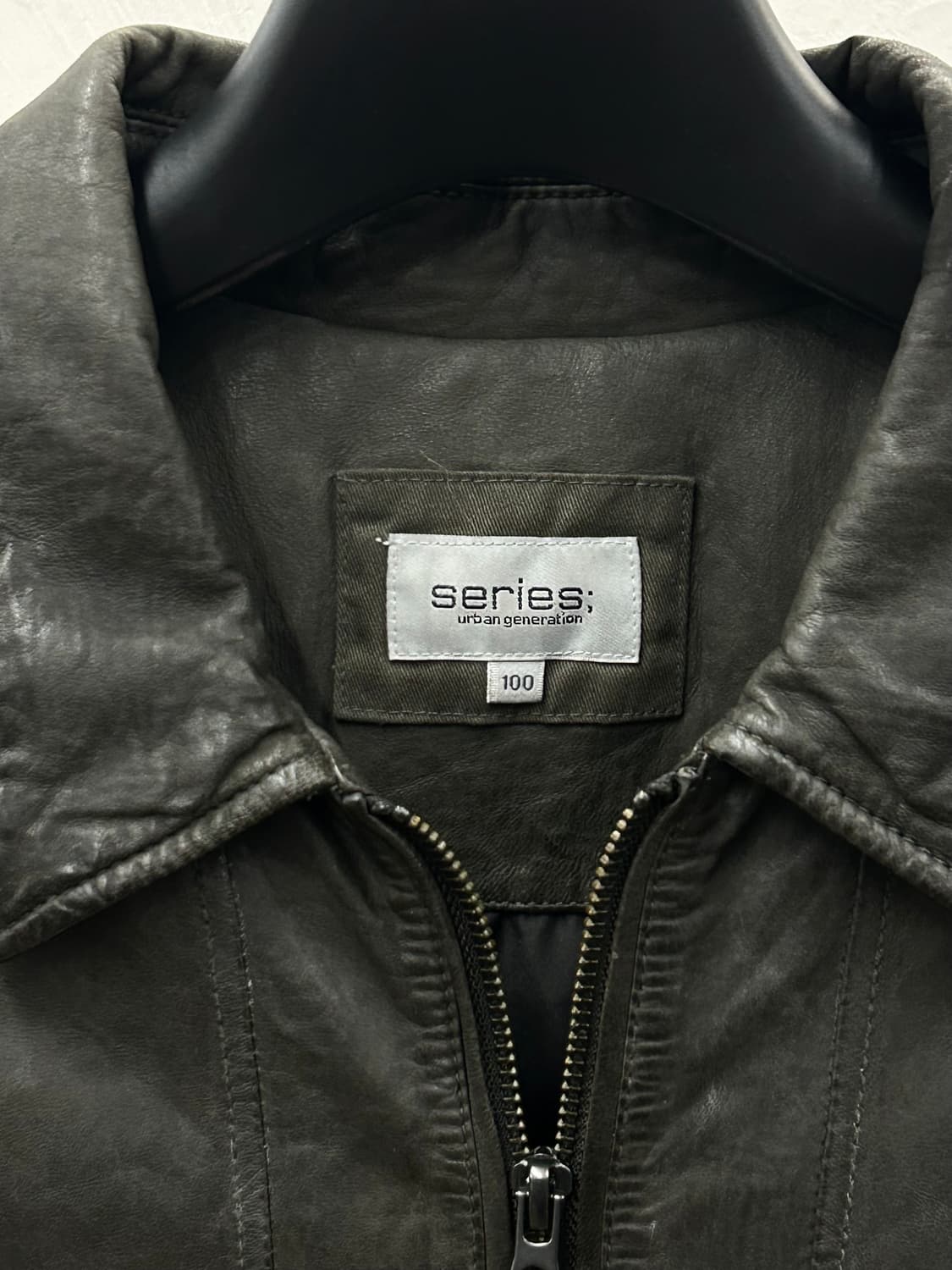 Series 시리드 양가죽 봄버 자켓 블랙 상품이미지4