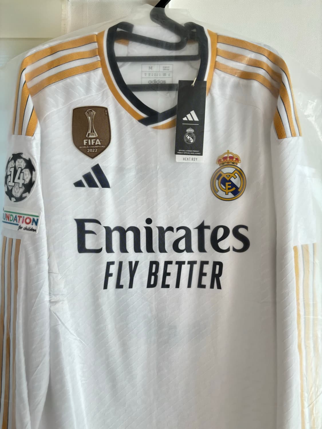 23-24 레알마드리드 어센틱 벨링엄 긴팔 해외 M 상품이미지2
