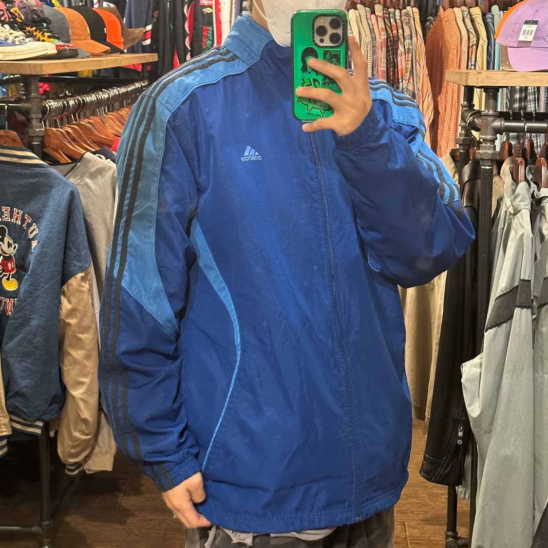 [HI] 아디다스 바람막이 블루 상품이미지4