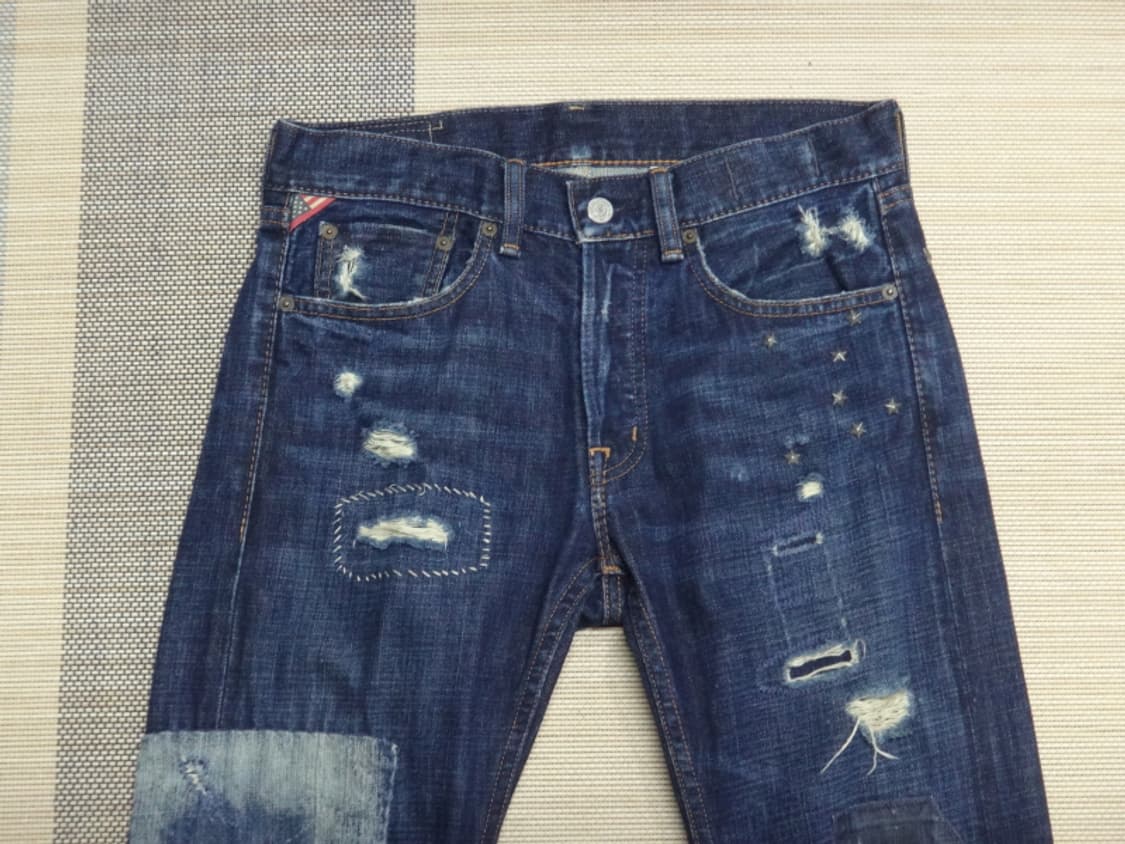 (29-30) 데님앤서플라이 남성용 슬림핏 데님 팬츠 상품이미지4