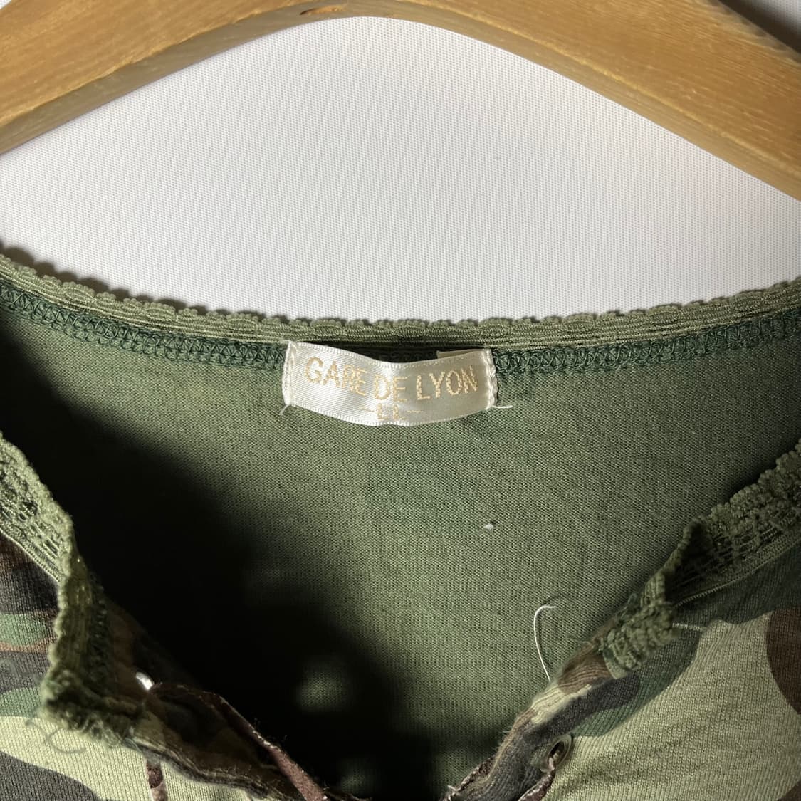 [JPN] 빈티지 펑크 카모 아일렛 티셔츠 상품이미지5