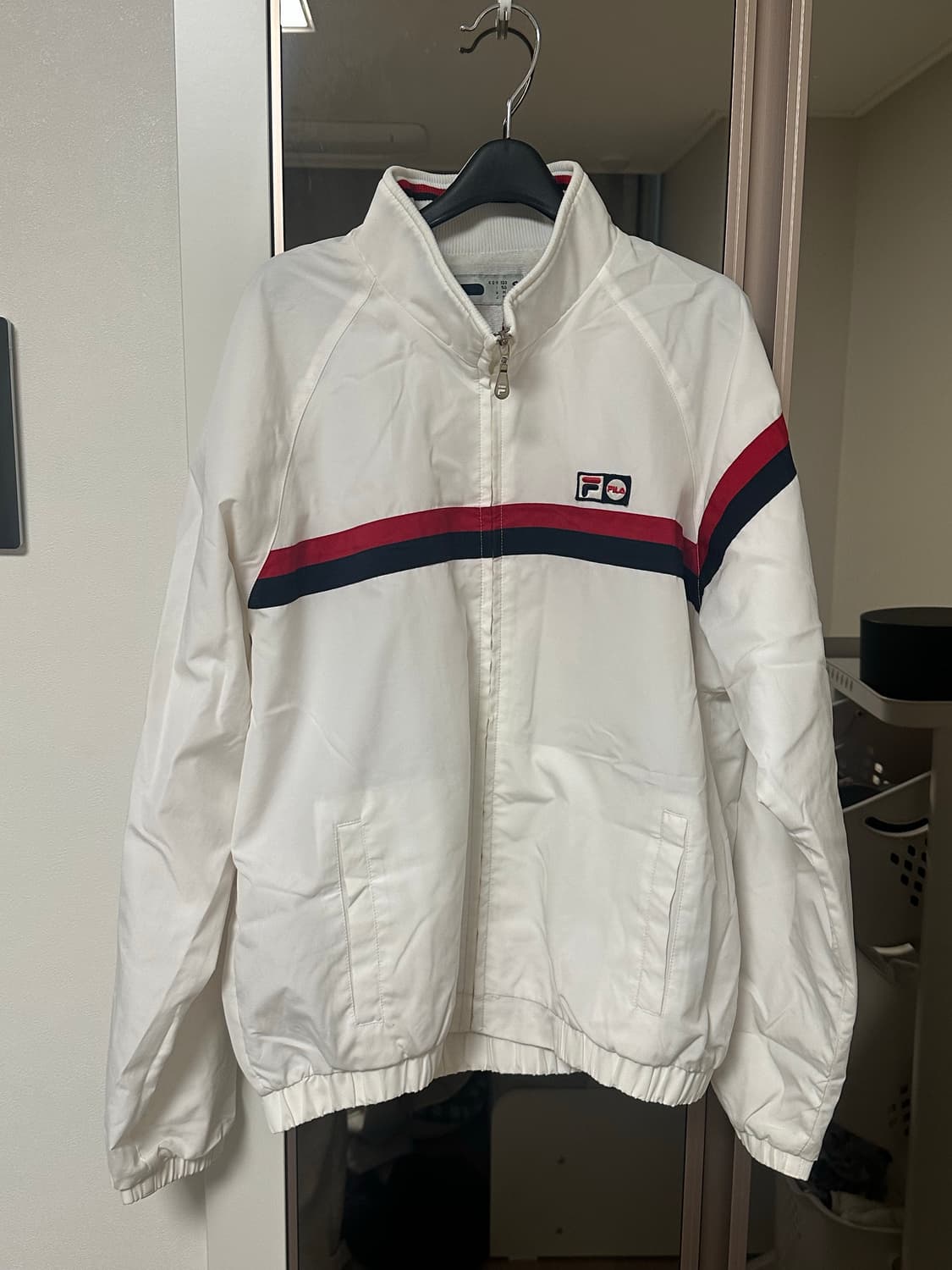 휠라 화이트 바람막이 상품이미지1