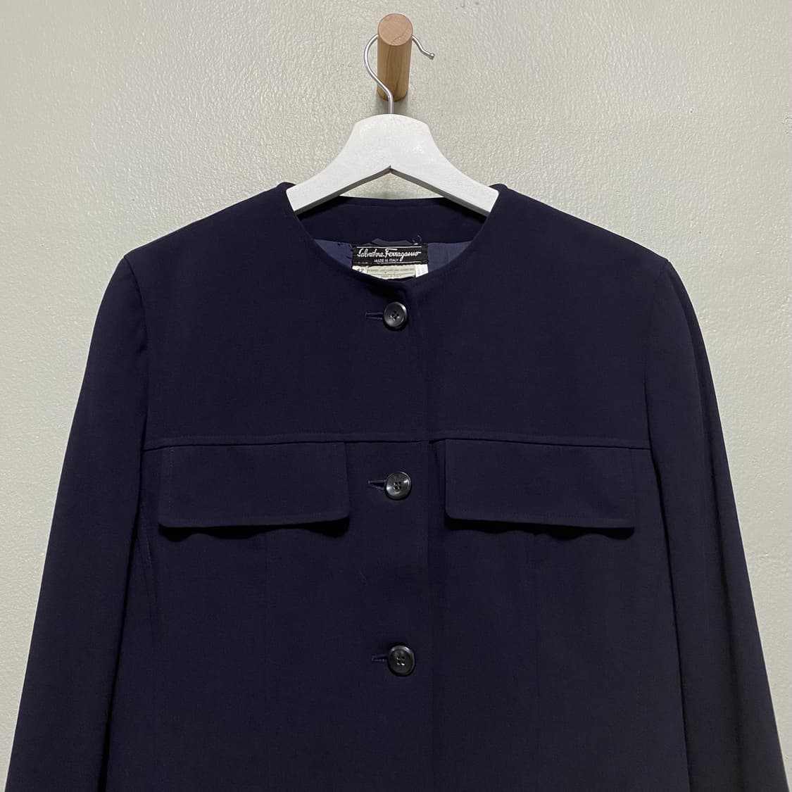 페라가모 카라리스 포켓 디자인 코트 자켓 상품이미지2