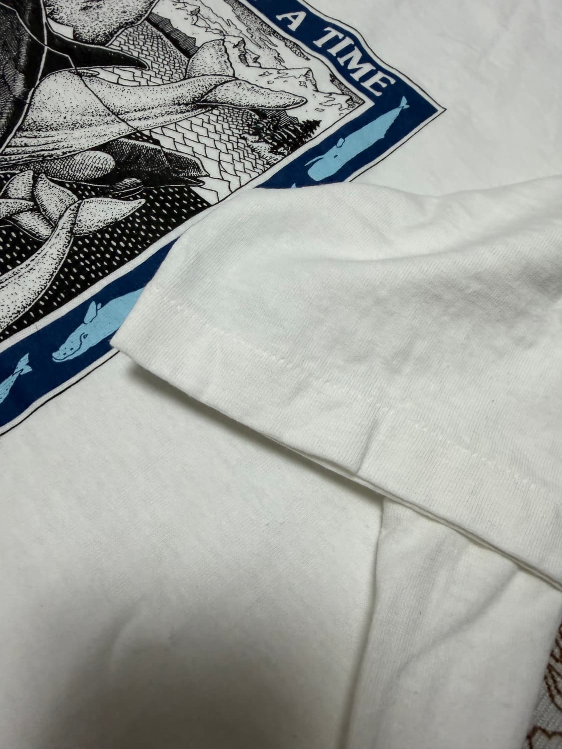 90s USA Lee 그래픽 반팔티 XL 상품이미지4