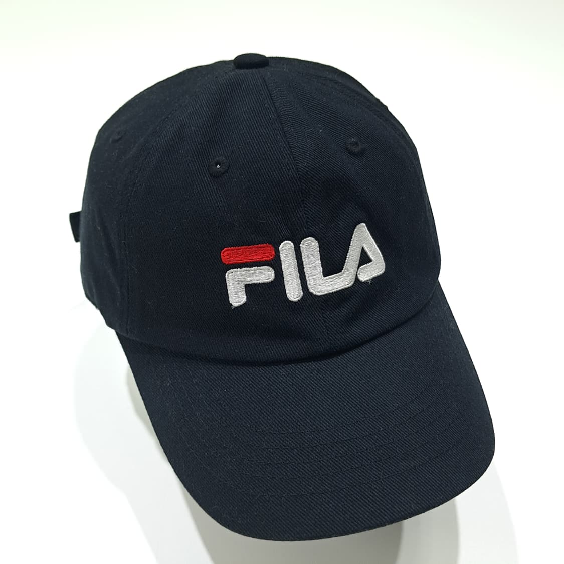 필라 한국판 2018 블랙 빅 로고 자수 코튼 볼캡 P2057 상품이미지2