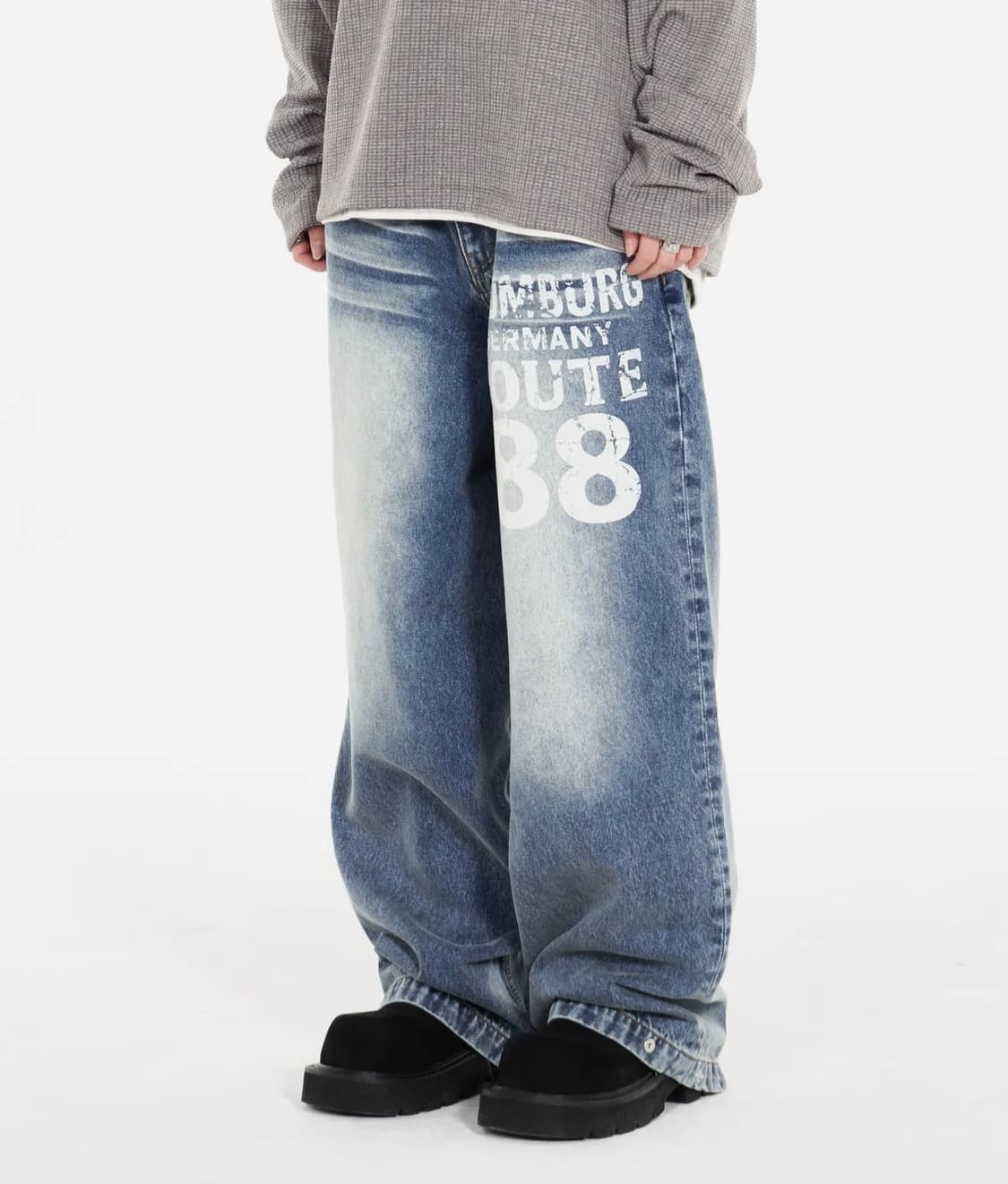 아이돈워너셀 데님팬츠 상품이미지1