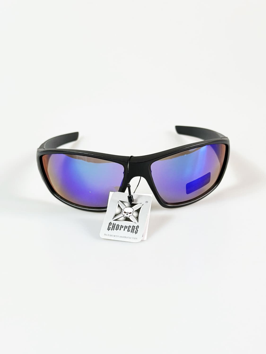 CHOPPERS 맷블랙 랩어라운드 스포티 바이커 빈티지 선글라스 상품이미지4