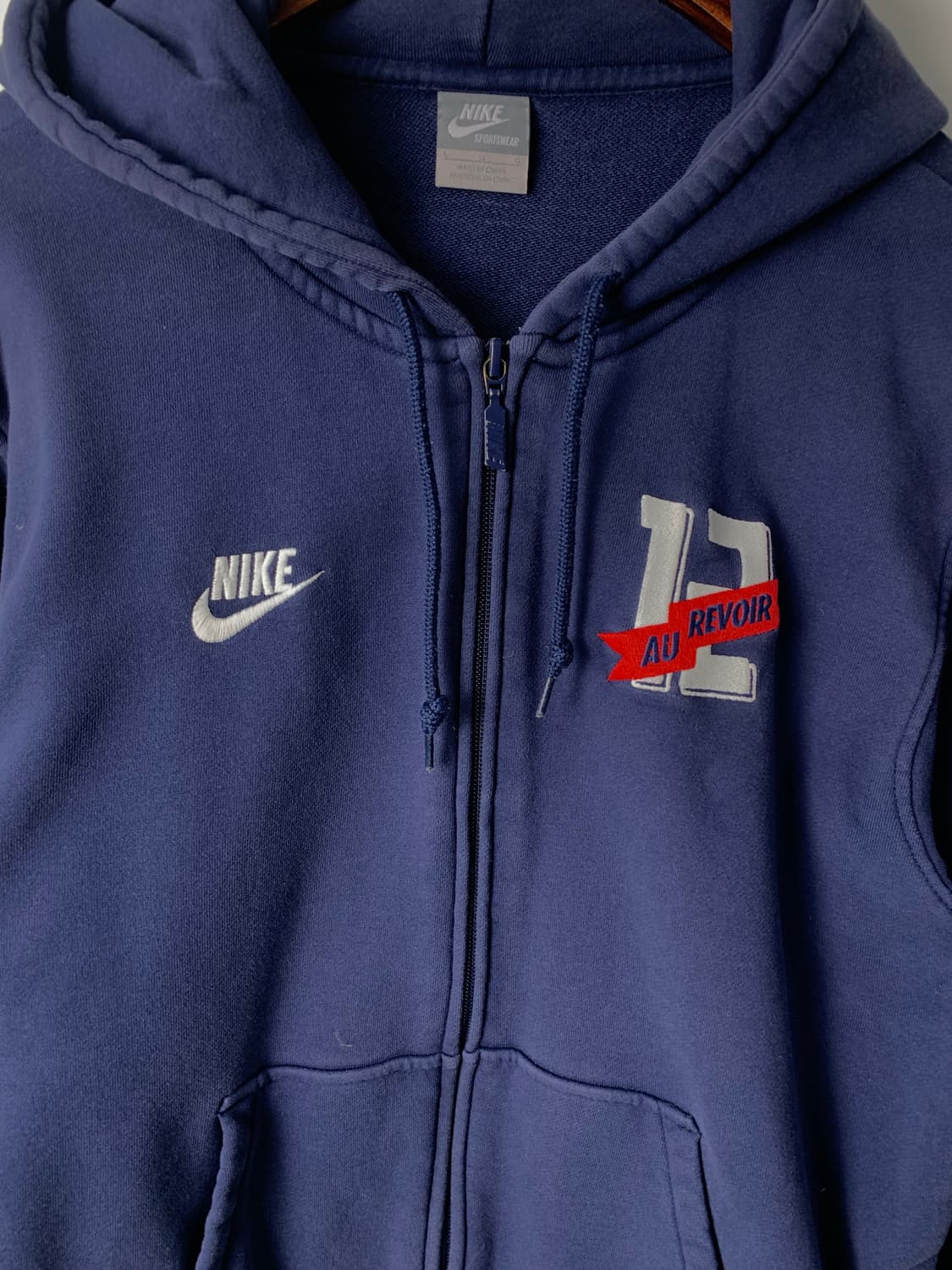 나이키 백로고 네이비 후드집업 상품이미지5