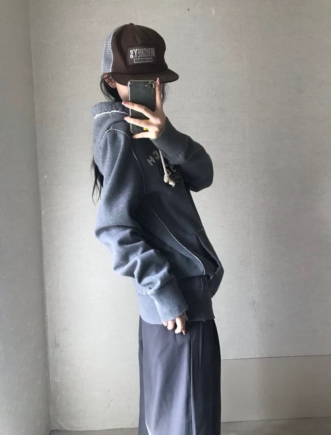 아베크롬비 그레이 후드집업 상품이미지3