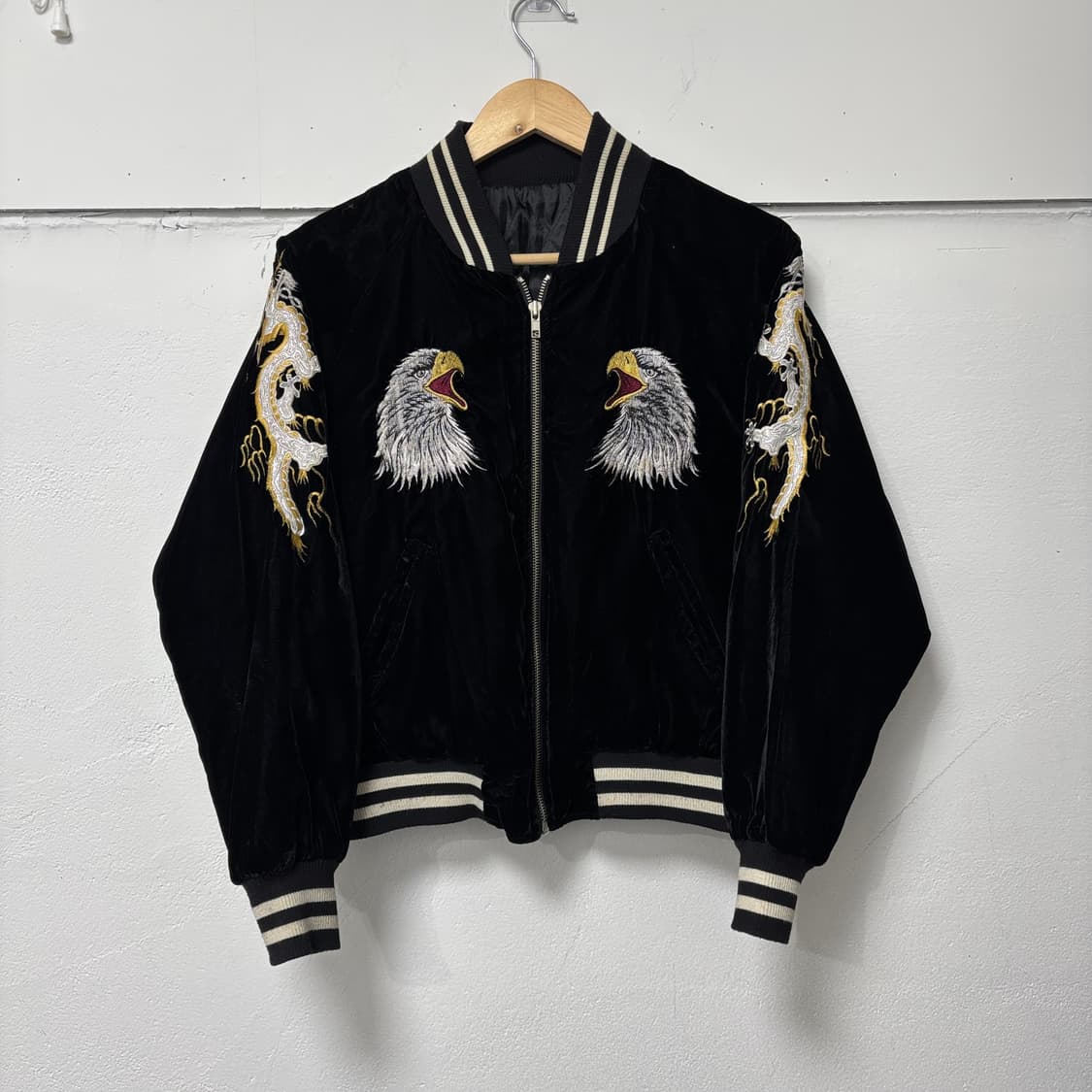 빈티지 우먼스 벨벳 스카잔 상품이미지2