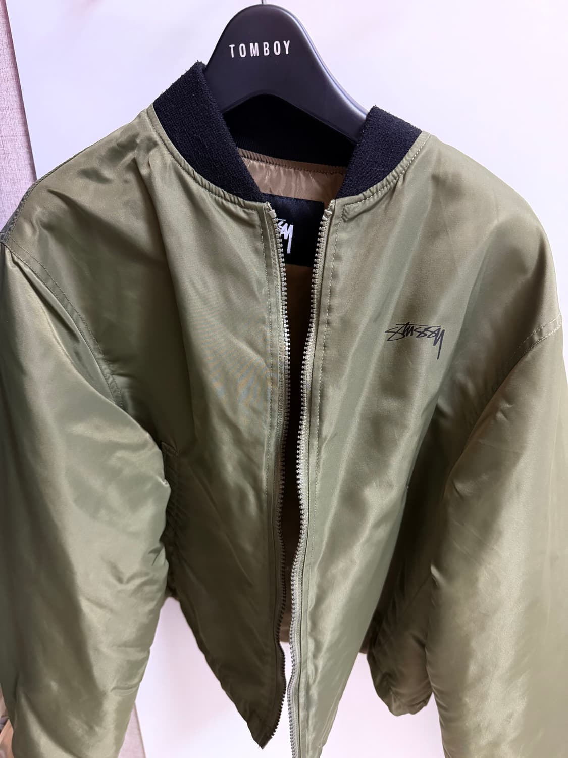 스투시 봄버 자켓 여성용 상품이미지1