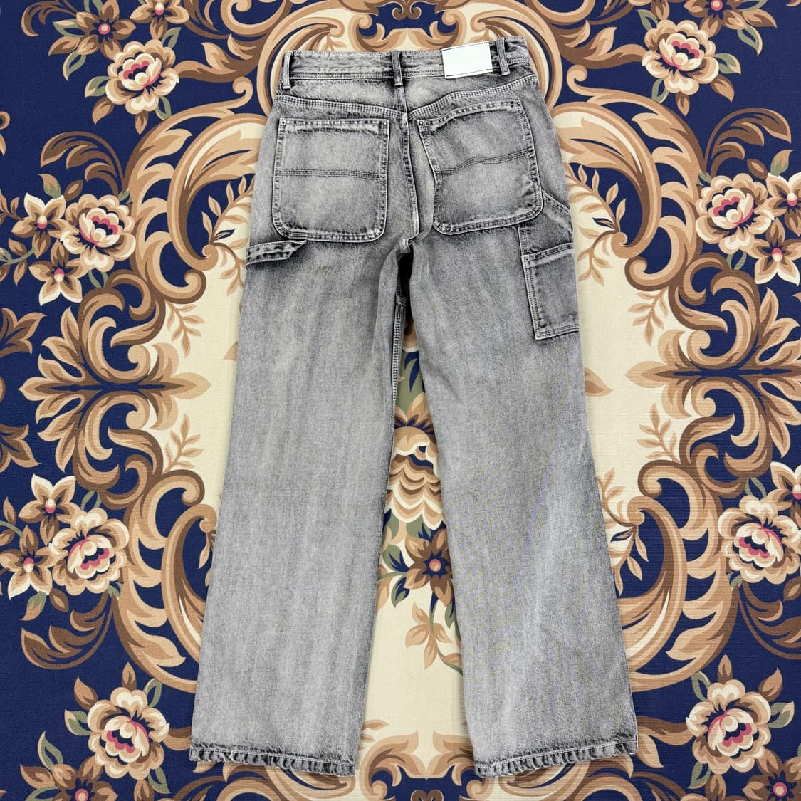 (S-M)메종미네드 MAISON MINED 워싱 더블니 카펜터 데님팬츠 상품이미지5