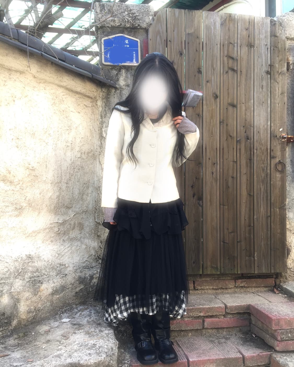 빈티지 다크 레이어드 코디세트 상품이미지2