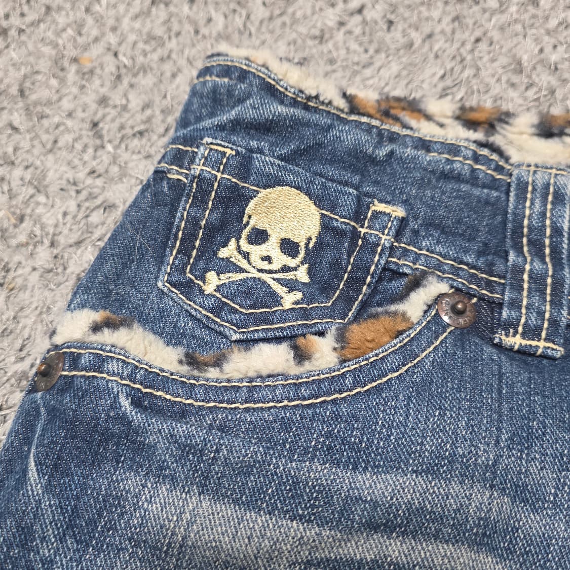 빈티지 펑크 호피 레오파드 숏팬츠 반바지 y2k 오네갸루 d.i.a깔 상품이미지5